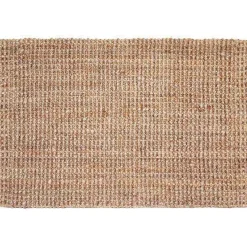 Dixie dørmåtte i jute - Mørk Natur, 60 x 90 cm.