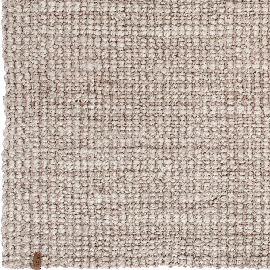Dixie dørmåtte i Sisal, Beige med kant - 80x150 cm.