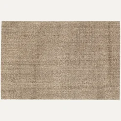 Dixie dørmåtte i Sisal, Natural Grey - 60x90 cm.