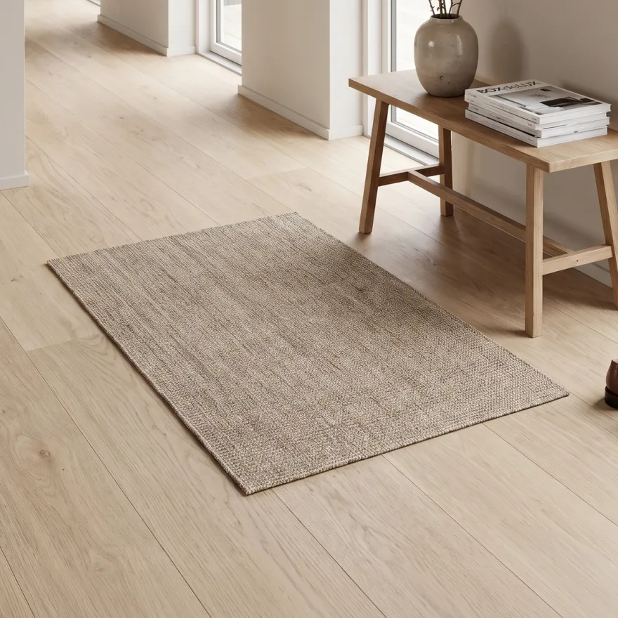 Dixie dørmåtte i Sisal, Natural Grey - 60x90 cm.