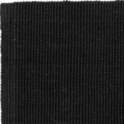 Dixie jute dørmåtte - 60x90 cm. FIONA, Sort