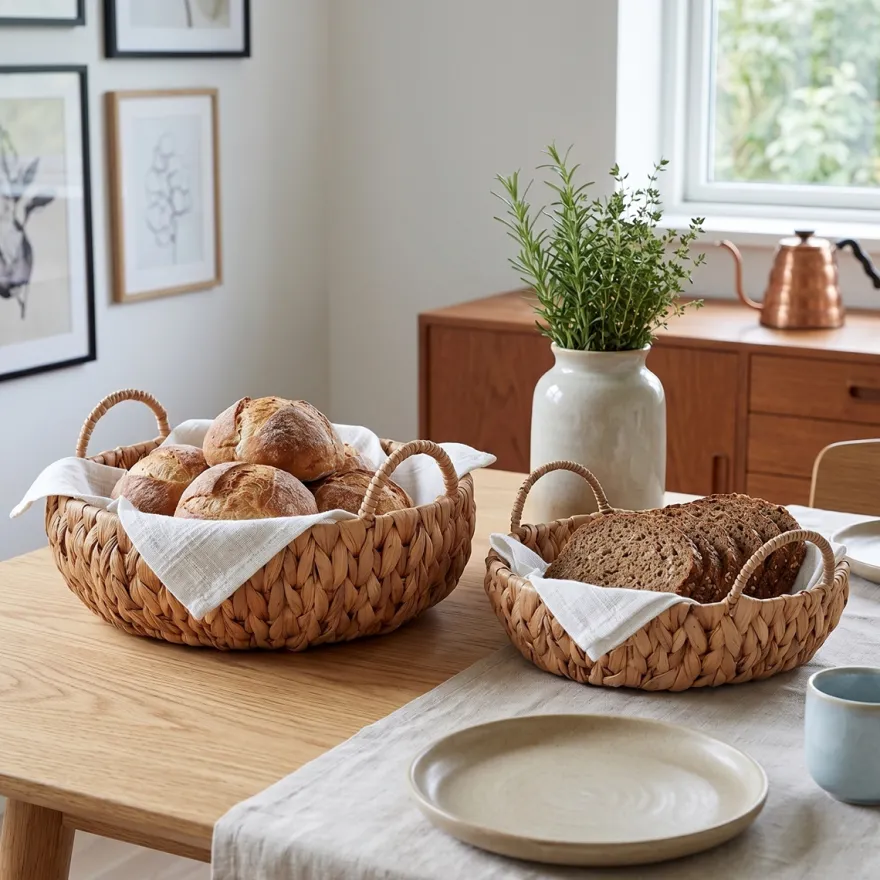 Dixie Sæt med 2 Brødkurve i vandhyacint, Lily