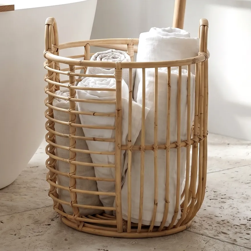 Elan Kurv i Rattan, 43 cm