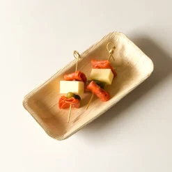 Engangsservice i palmeblad - Snack tallerken - 25 stk