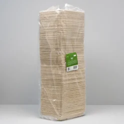 Engangsservice i sukkerrørsfibre - Pølsebakke. Pakke med 125 stk