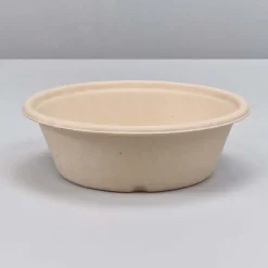 Engangsservice i sukkerrørsfibre - Skål 580ml - 125 stk