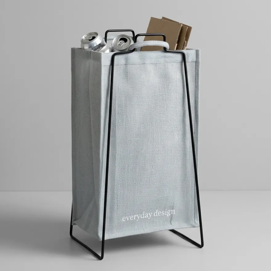 Everyday Design - Jutepose til affaldssortering - Blågrå