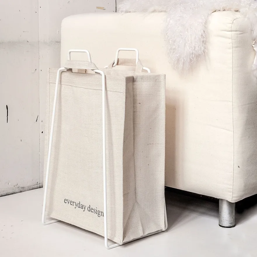 Everyday Design - Jutepose til affaldssortering - Hvid