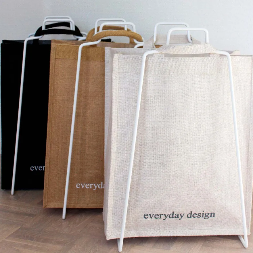 Everyday Design - Jutepose til affaldssortering - Hvid