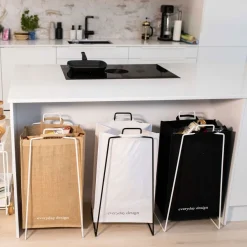 Everyday Design - Jutepose til affaldssortering - Hvid