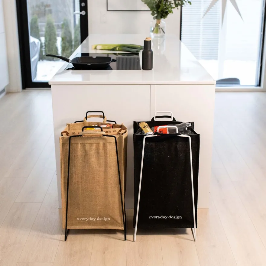 Everyday Design - Jutepose til affaldssortering - Sort