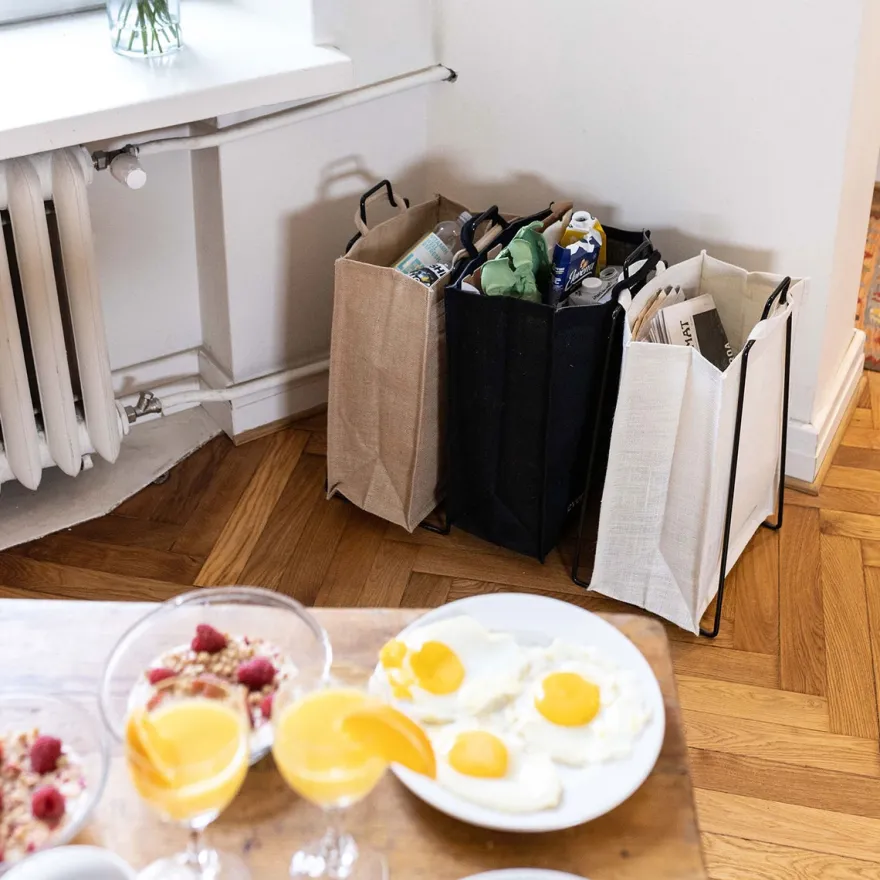 Everyday Design - Jutepose til affaldssortering - Sort