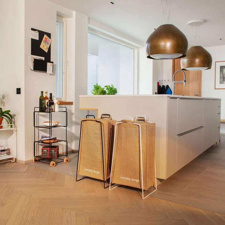 Everyday Design - Stativ til Affaldssortering - HVID