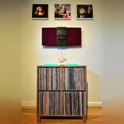 Gallerihylde til LP plader - HVID - SECTOR