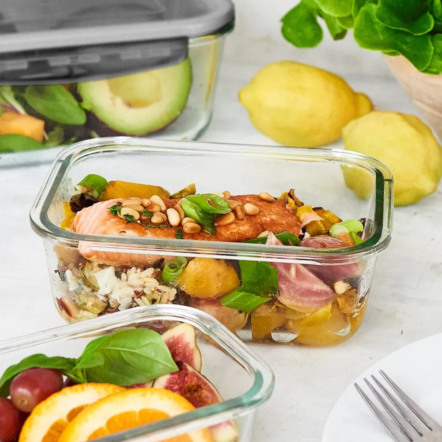 Gastromax Ildfast glasfad med låg - Small - 0,75 L
