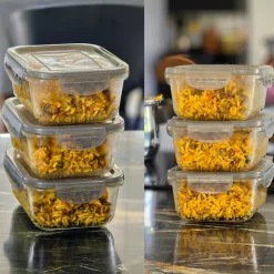 Gastromax Ildfast glasfad med låg - Small - 0,75 L