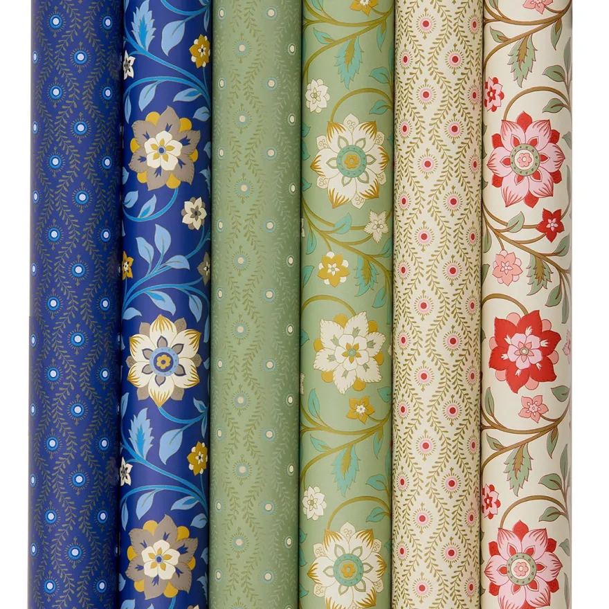Gavepapir fra Bungalow - Roja Indigo 10 meter