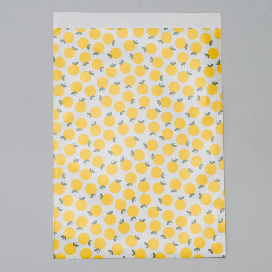 Gavepose i papir - A4 - Citroner