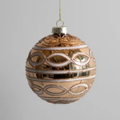Hoff Julekugle i glas - Ø10 cm. - Alberte, model 1