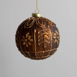 Hoff Julekugle i glas - Ø10 cm. - Sidsel, model 1