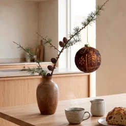 Hoff Julekugle i glas - Ø10 cm. - Sidsel, model 1