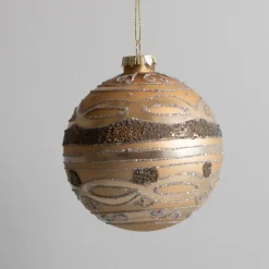 Hoff Julekugle i glas - Ø10 cm. - Sidsel, model 4