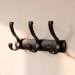 Holmen Rino Knagerække 25 cm, Sort Metal