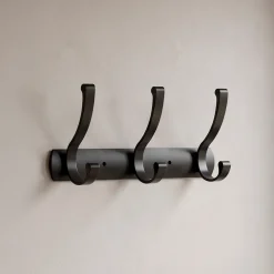 Holmen Rino Knagerække 25 cm, Sort Metal