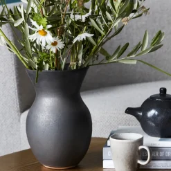 House Doctor Corp Vase i keramik, SORT