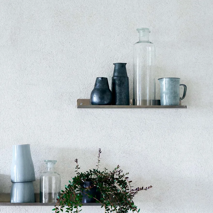 House Doctor hylde i metal - Ledge 43 cm - Sølv