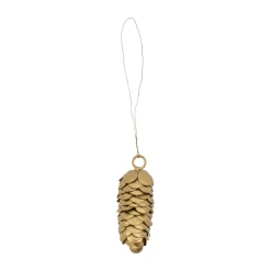 House Doctor juleophæng - Cone, Antik Gold - 2 stk.