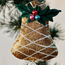 House Doctor julepynt - Christmas bell, Guldglitter