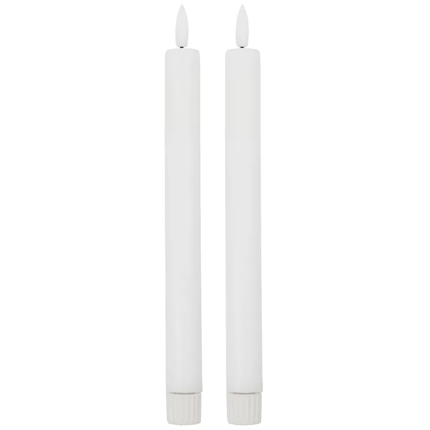 House Doctor LED lys - Hvide Kronelys H 24,5 cm.