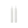 House Doctor LED lys - Hvide Kronelys H16 cm. Pk med 2 stk