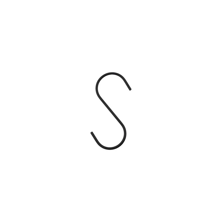 House Doctor s-kroge, Stor - Sort, 6 stk.