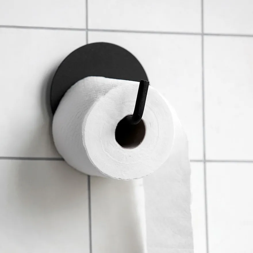 House Doctor Toiletpapirsholder/Knage - Hook, sort