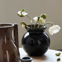 House Doctor vase - Chenna sort glas