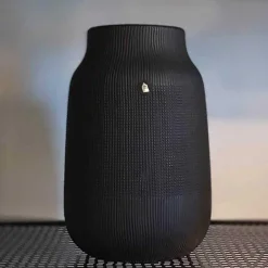House Doctor vase - Groove Black