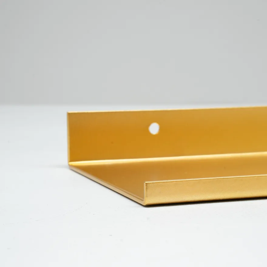 Hylde 40x13 cm. - Messing, Lancaster fra Speedtsberg