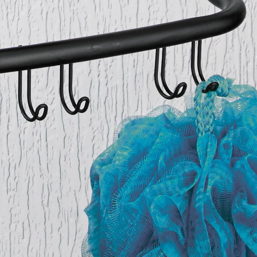 IDesign Shower Caddy til bruserdør - mat sort