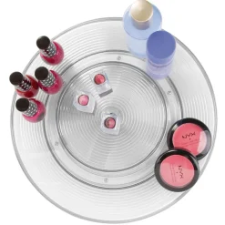 IDesign Turntable / Drejefad i klart plast 2 tier.