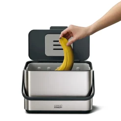 Joseph Joseph BIO waste affaldsspand - 4 liter - Rustfrit stål