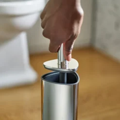 Joseph Joseph Flex 360 Toiletbørste - LUX Stål