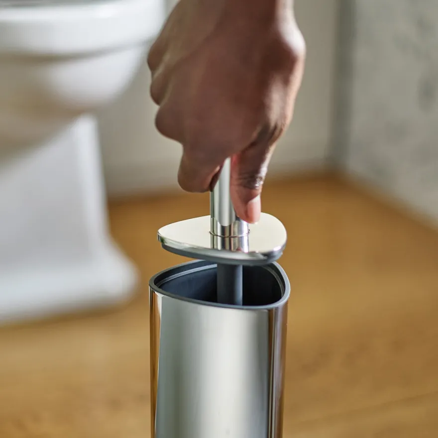 Joseph Joseph Flex 360 Toiletbørste - LUX Stål