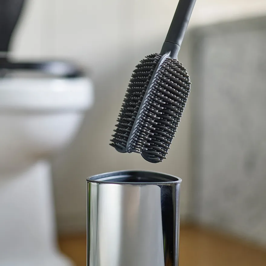 Joseph Joseph Flex 360 Toiletbørste - LUX Stål