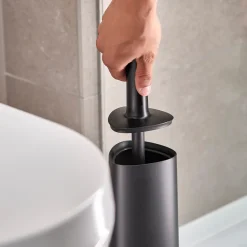 Joseph Joseph Flex 360 Toiletbørste - Sort