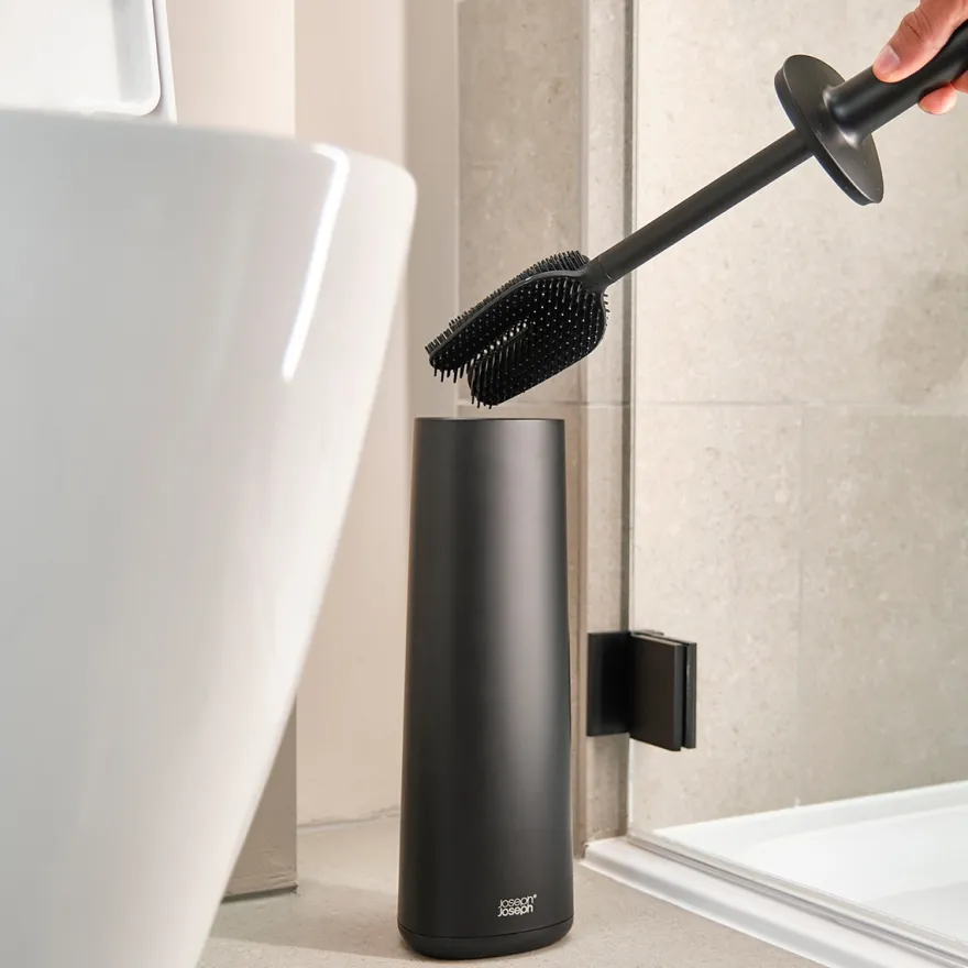 Joseph Joseph Flex 360 Toiletbørste - Sort