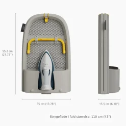 Joseph Joseph Pocket Max Sammenklappeligt Strygebræt - Ecru