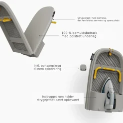 Joseph Joseph Pocket Max Sammenklappeligt Strygebræt - Ecru
