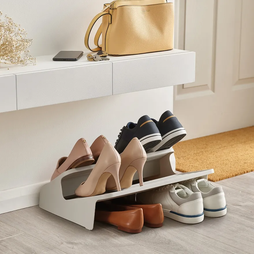 Joseph Joseph Shoe-In Stort Skostativ til skabet, Ecru